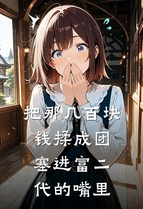 把那几百块钱揉成团，塞进富二代的嘴里