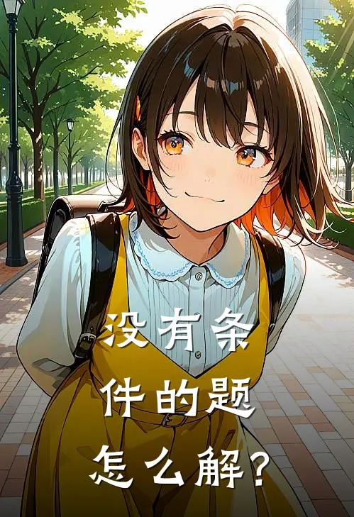 没有条件的题，怎么解？