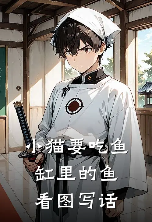 小猫要吃鱼缸里的鱼看图写话