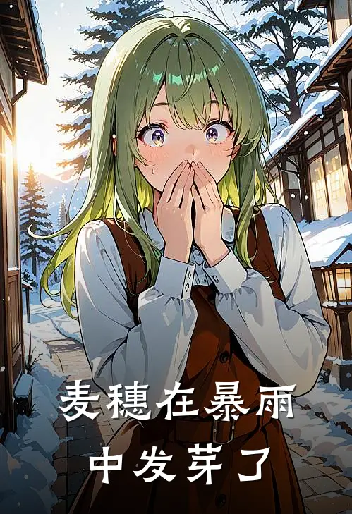 麦穗在暴雨中发芽了